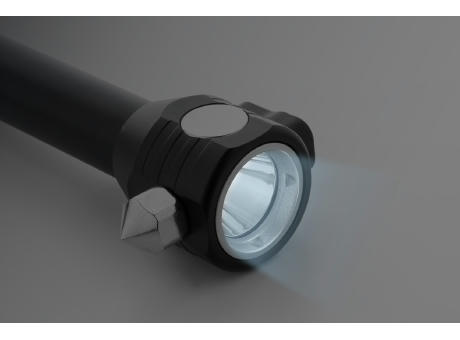 Taschenlampe mit Notfallhammer Hemmerg Werbeartikel