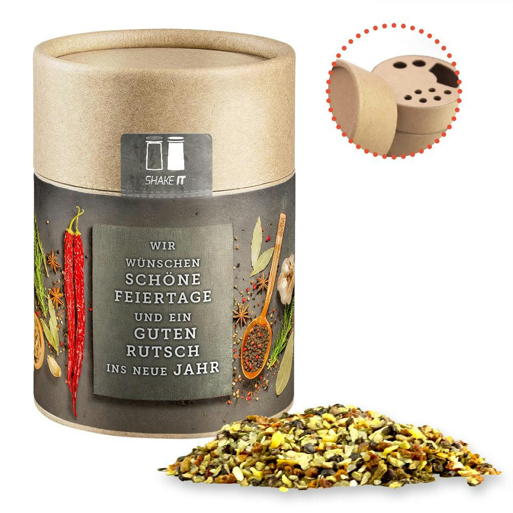 Product image Weihnachts Gewürzmischung Chefsache, ca. 60g, Kraftpapierstreuer Midi Werbeartikel