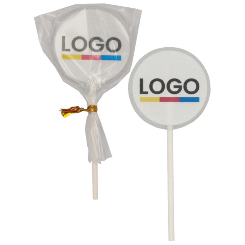Product image Lolli mit Erdbeergeschmack groß Werbeartikel