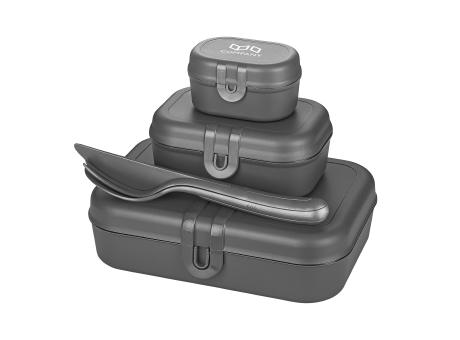 KOZIOL PASCAL READY Lunchbox-Set + Besteck-Set + XMAS Sticker Werbeartikel