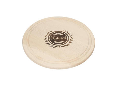 Schneidbrett "Woody" Rund Werbeartikel