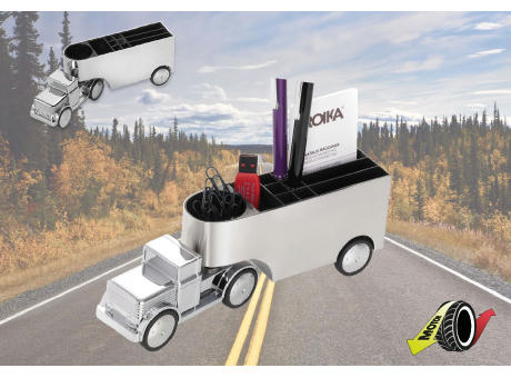 TROIKA Stifteköcher OFFICE TRUCKER Werbeartikel