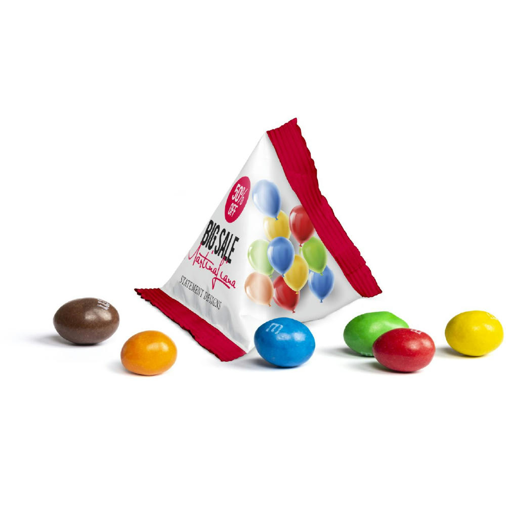 M&M's Peanuts im Mini Tetraeder Werbeartikel