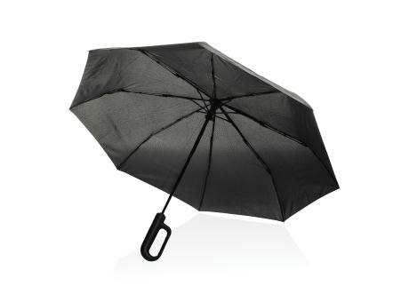 Yara 21“ AWARE™ rPET Regenschirm mit Karabiner Werbeartikel