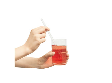 Glas-Strohhalm Set DRINK TOGETHER Werbeartikel