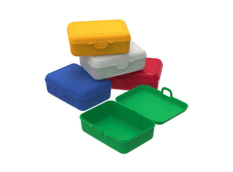 Vorratsdose "School-Box" deluxe, mit Trennschale Werbeartikel