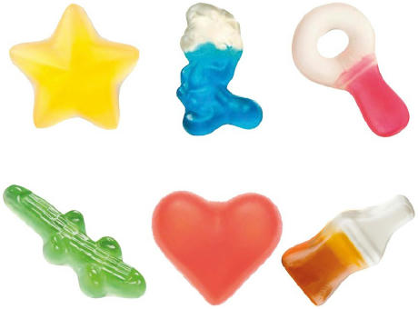 Bodenstandbeutel HARIBO Happy Life 150g,   150 g, Inhalt: HARIBO Happy Life Werbeartikel