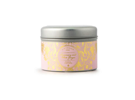 Product image Victorian Sense Blechdose Rosmarin Duftkerze Werbeartikel