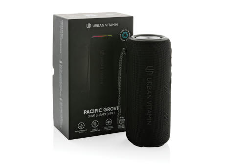 Urban Vitamin Pacific Grove 30W IPX7 Speaker aus RCS Plastik Werbeartikel