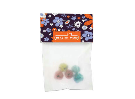 Bunte Mini Flower-Balls mit Samen Werbeartikel