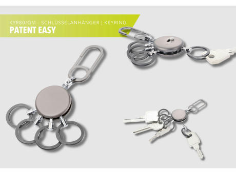 TROIKA Schlüsselanhänger PATENT EASY Werbeartikel