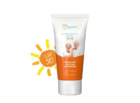 50 ml Tube - Sonnenmilch LSF 50 (sensitiv) - FullbodyPrint Werbeartikel