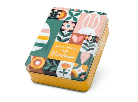 Geschenkartikel / Präsentartikel: Süße Ostergrüße - Pralinendose mit 125 g Werbeartikel