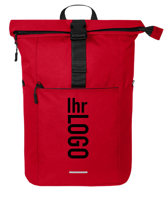 Halfar Rucksack BASIC in Rot als Werbeartikel – Rucksack mit Logo bedrucken für Promotion, Events und Alltag