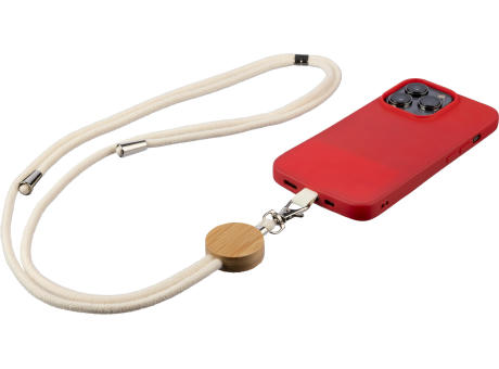 Schlüsselband aus Baumwolle mit Kordel Lucia bedrucken