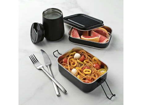Tintoretto Lunchbox recy. Edelstahl 1240 ml  Werbeartikel