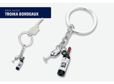 TROIKA Schlüsselanhänger TROIKA BORDEAUX Werbeartikel