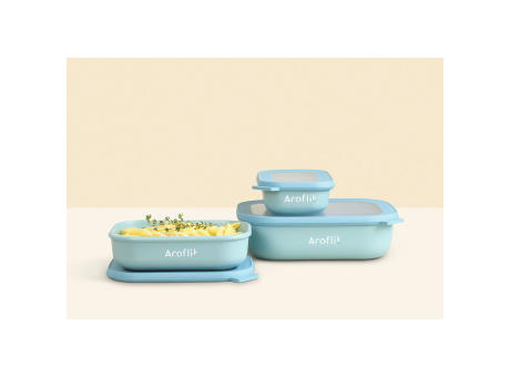 Mepal Mehrzweckbehälter Cirqula rechteckig 2 L Lunchbox bedrucken