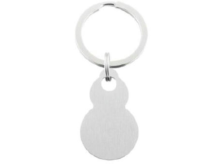 Product image Metmaxx® EK-Schlüsselanhänger "MiniStyle" silber Werbeartikel