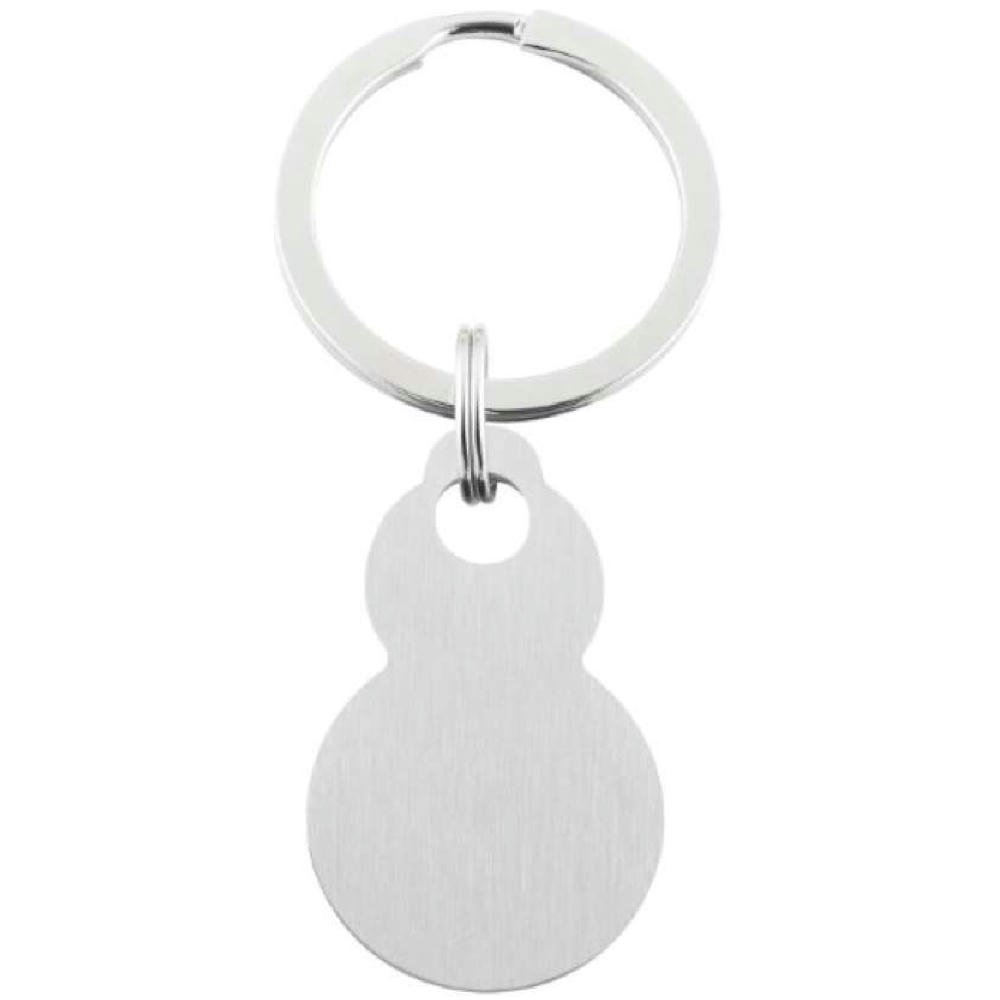 Product image Metmaxx® EK-Schlüsselanhänger "MiniStyle" silber Werbeartikel