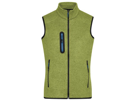 Product image Men's Knitted Fleece Vest - Strickfleece Weste mit Stehkragen Werbeartikel