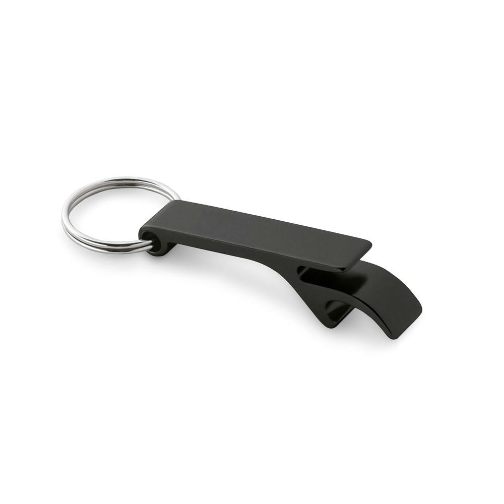 Product image RE-BAITT. Schlüsselanhänger mit Kapselöffner aus recyceltem Aluminium Werbeartikel