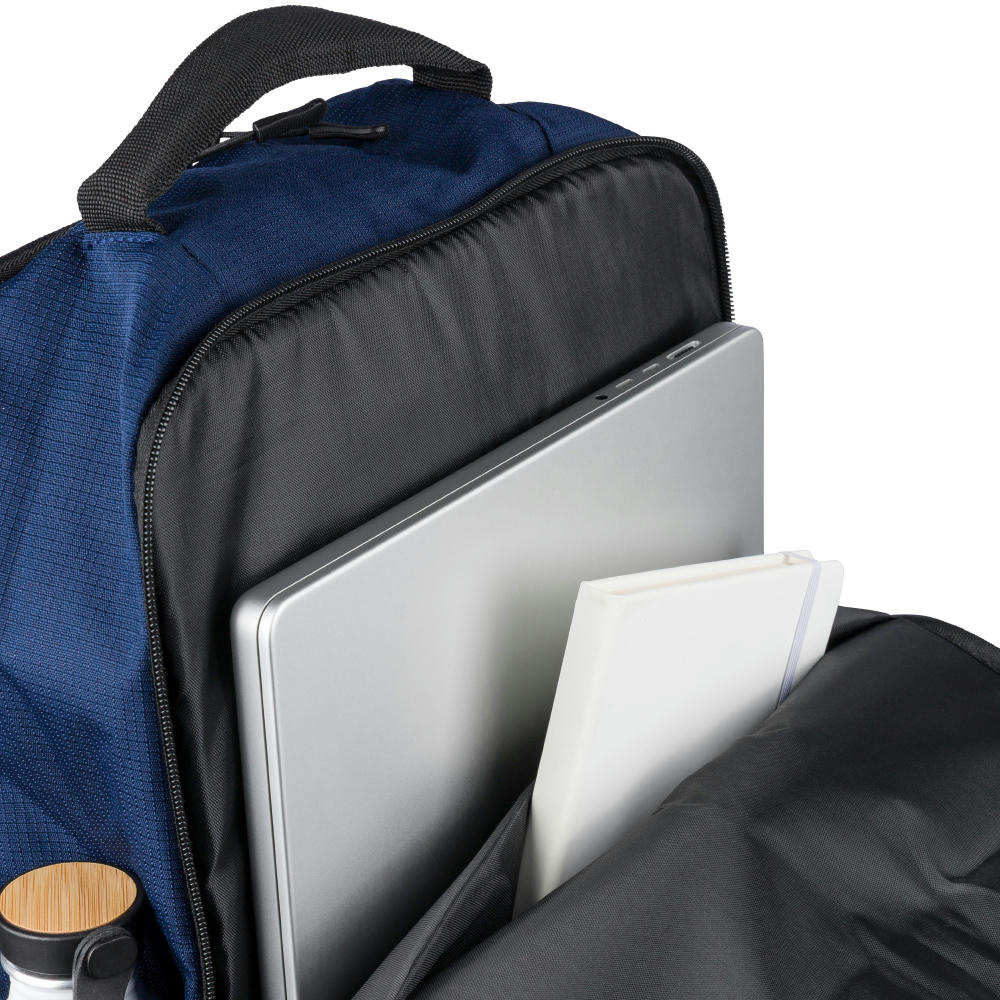 rPET (300D) Polyester Ocean Bound Rucksack Tova Werbeartikel