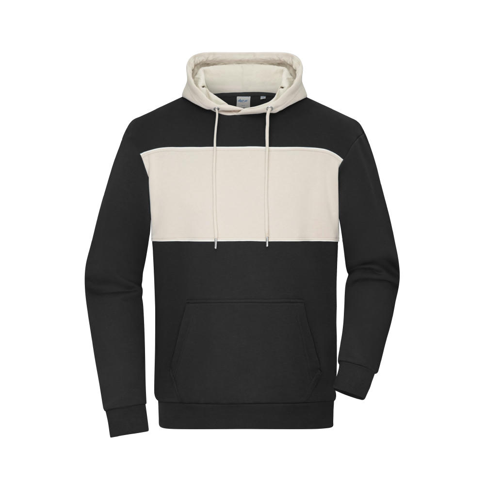 Product image Sweat-Hoody colour-block UNISEX - Unisex Hoody mit Kontrasteinsatz Werbeartikel