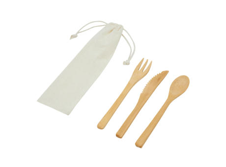 NATURAL TRIP - Bambus Besteckset Werbeartikel