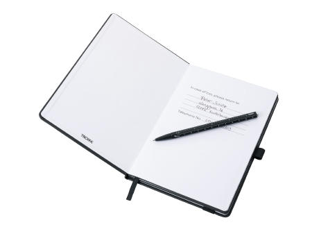 TROIKA Notizblock BLACK SLIMPAD A5 Werbeartikel