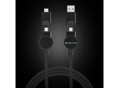 Oakland RCS rKunststoff 1,2m 6-in-1 Fast-Charging 45W Kabel Werbeartikel