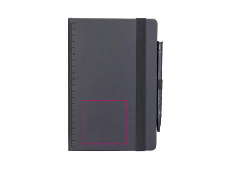 TROIKA Notizblock BLACK SLIMPAD A5 Werbeartikel