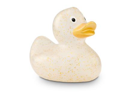 Werbeente Giselle Goldglitzer, ca. 8 cm Werbeartikel