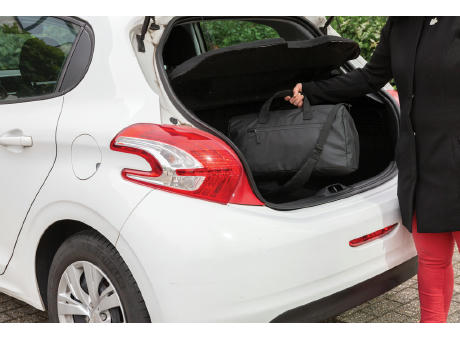 Fashion schwarze Wochenendtasche, PVC-frei bedrucken