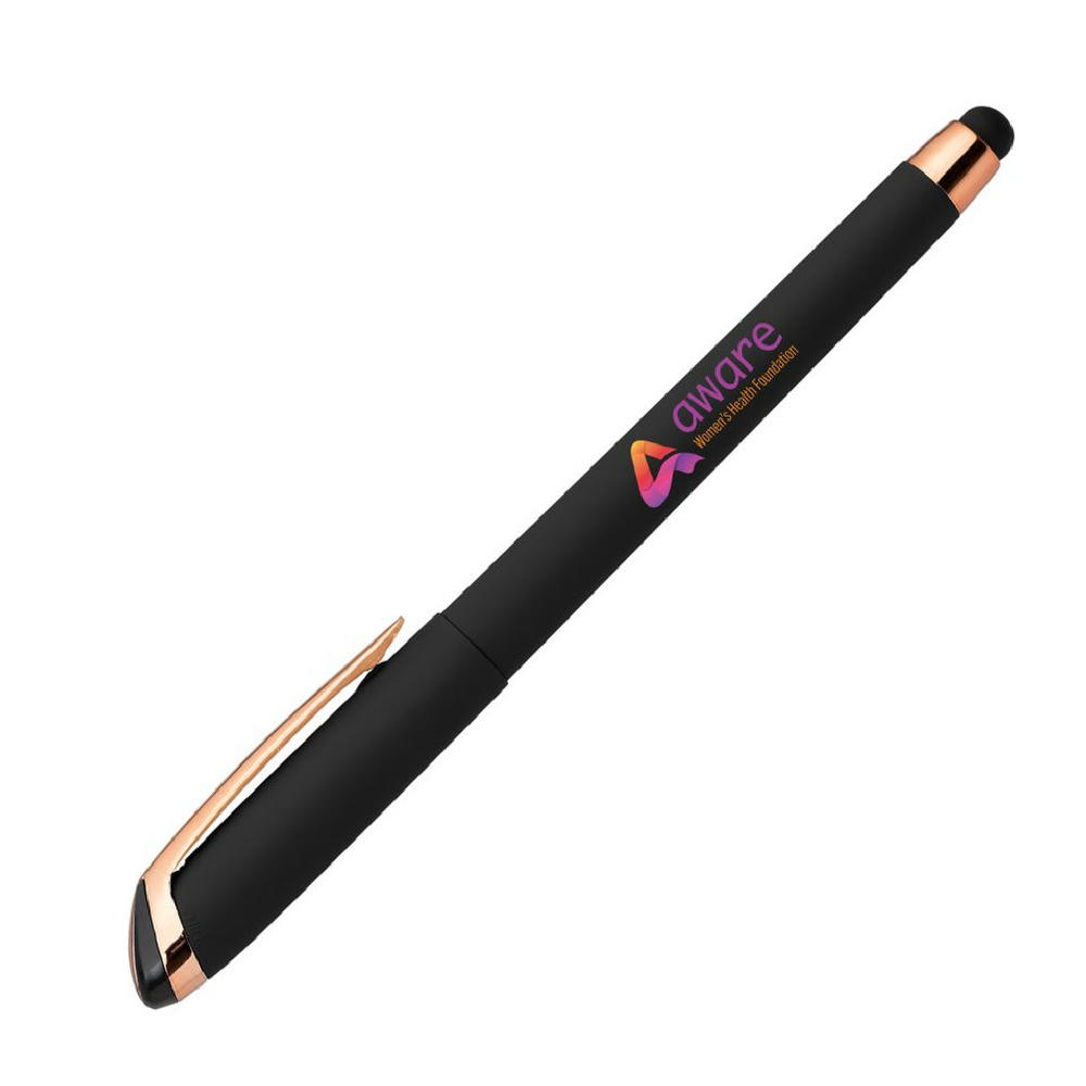 Product image Gazelle Softy Roségold Gelschreiber - m/Stylus Werbeartikel