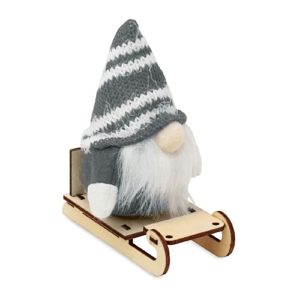Product image Wichtel auf Holzschlitten Werbeartikel