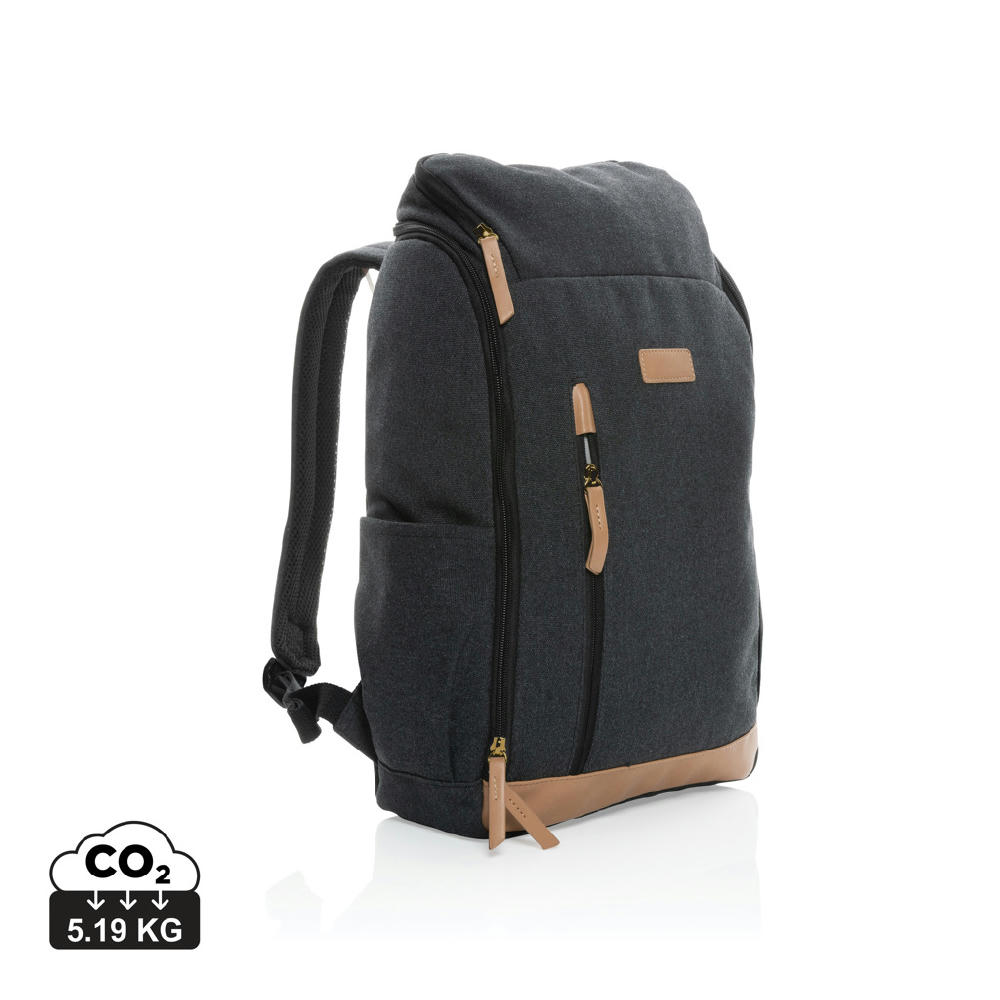Product image Impact AWARE™ 16 oz. r recyceltem canvas 15" Laptop-Rucksack Werbeartikel