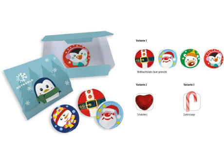Werbebriefchen,   1 Stück, Inhalt: Weihnachtstaler bedrucken