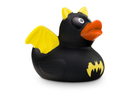 Werbeente Batduck Superheld schwarz-gelb Werbeartikel