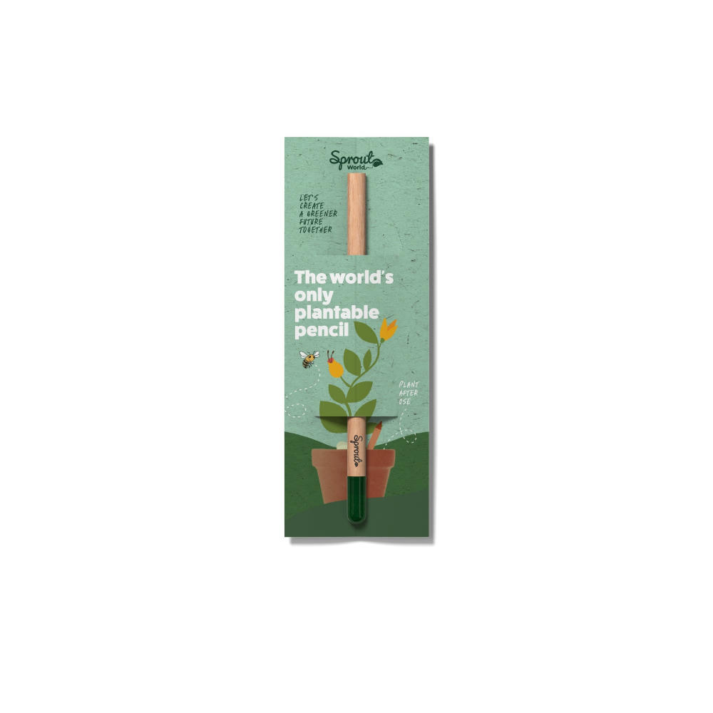 Product image SPROUT - Mini-Bleistift mit Ansteckkarte Werbeartikel