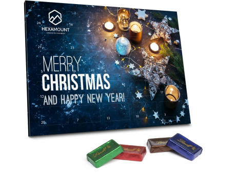 Lindt Adventskalender "Naps" Eco Werbeartikel