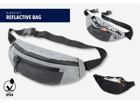 TROIKA Gürteltasche REFLACTIVE BAG Werbeartikel