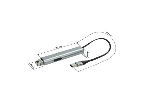 Ladekabel "Connect", 4 in 1 Werbeartikel