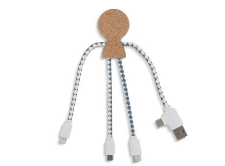 Product image Xoopar Mr. Bio Cork Charging Cable Werbeartikel