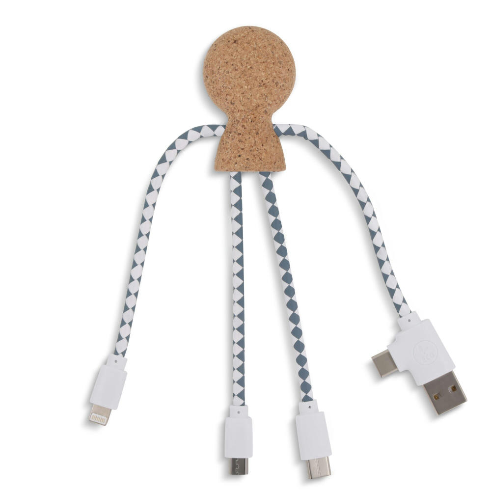 Product image Xoopar Mr. Bio Cork Charging Cable Werbeartikel