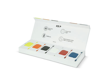 Xoopar ICE P Powerbank 5000mAh Präsentationsbox bedrucken