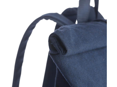 Rolltop-Rucksack Thaddeus aus recyceltem Poly-Baumwollgewebe (330 g/m2) bedrucken