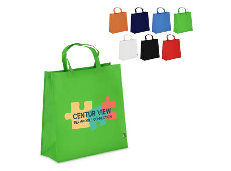 Product image R-PET Tragetasche aus Non Woven 45 x 18 x 45cm 75g/m² bedrucken