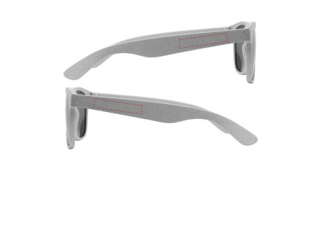 Malibu Eco Wheatstraw Sonnenbrille Weizenstroh bedrucken