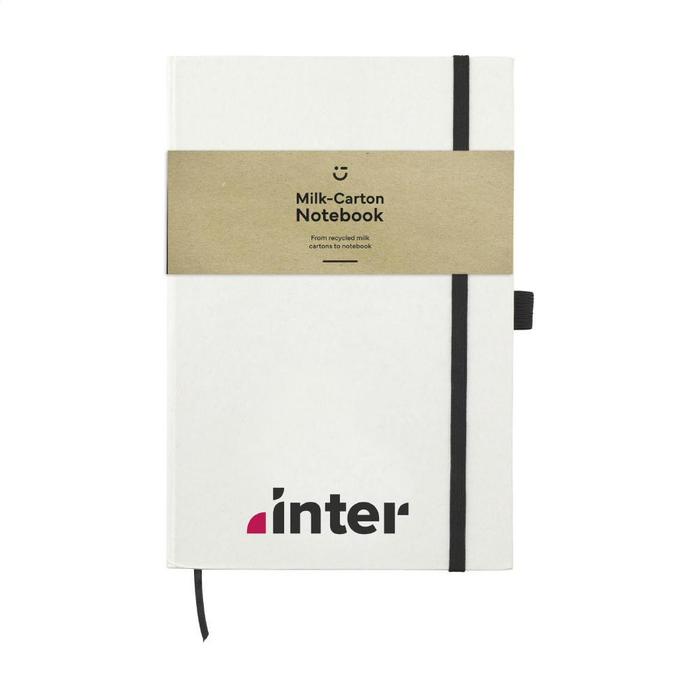 Product image Milk-Carton Notebook A5 Notizbuch Werbeartikel